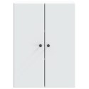 VidaXL Szafka ścienna Biały 66 x 34,5 x 90 cm Drewno inżynieryjne