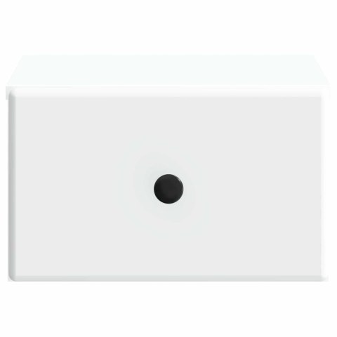 VidaXL Wisząca Szafka Nocna z szufladą Biały 34,5 x 33 x 20 cm