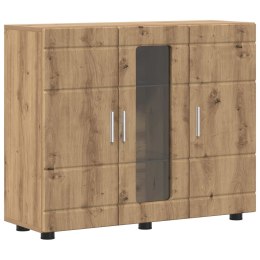 VidaXL Drewniana szafka Dąb rzemieślniczy 88,5 x 30,5 x 73 cm