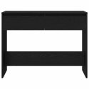 VidaXL Konsola Czarny Dąb 100 x 35 x 76,5 cm Materiał drewnopochodny