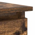 VidaXL Konsola z szufladami Dąb wędzony 85,5x38,5x74,5 cm