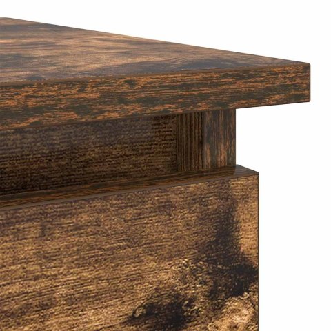 VidaXL Konsola z szufladami Dąb wędzony 85,5x38,5x74,5 cm