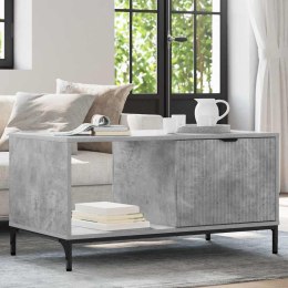 VidaXL Stolik kawowy z szufladą Betonowy szary 90 x 49 x 46 cm