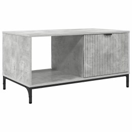 VidaXL Stolik kawowy z szufladą Betonowy szary 90 x 49 x 46 cm