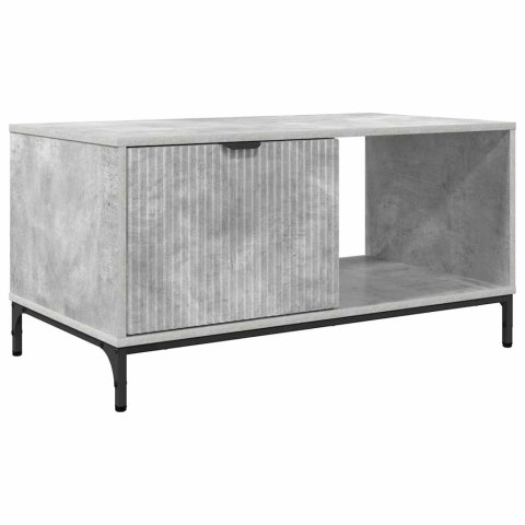 VidaXL Stolik kawowy z szufladą Betonowy szary 90 x 49 x 46 cm