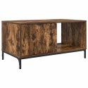 VidaXL Stolik kawowy z szufladą Dąb wędzony 90 x 49 x 46 cm