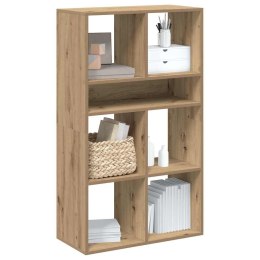 VidaXL Szafka na książki, dąb artisan, materiał drewnopochodny