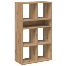 VidaXL Szafka na książki, dąb artisan, materiał drewnopochodny