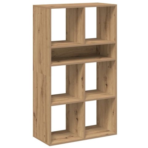 VidaXL Szafka na książki, dąb artisan, materiał drewnopochodny