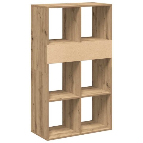 VidaXL Szafka na książki, dąb artisan, materiał drewnopochodny