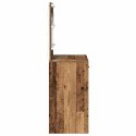 TOALETKA Z SZUFLADĄ Z LUSTREM STARE DREWNO 78,5X41X135CM