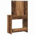 TOALETKA Z SZUFLADĄ Z LUSTREM STARE DREWNO 78,5X41X135CM