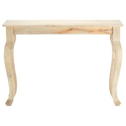 VidaXL Stolik konsolowy 110x35x77 cm, lite drewno mango