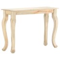 VidaXL Stolik konsolowy 110x35x77 cm, lite drewno mango