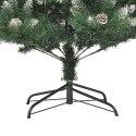 VidaXL Sztuczna choinka z podstawą Zielony 150 cm PVC, plastik i stal