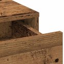 TOALETKA 3 PCS BRĄZOWA 40X41X135CM MATERIAŁ DREWNOPOCHODNY