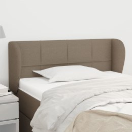 VidaXL Zagłówek uszak, taupe, 83x23x78/88 cm, tkanina