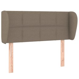 VidaXL Zagłówek uszak, taupe, 83x23x78/88 cm, tkanina