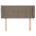 VidaXL Zagłówek uszak, taupe, 83x23x78/88 cm, tkanina
