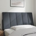 VidaXL Poduszka na zagłówek Hanko Ciemnoszara 100 cm Aksamit