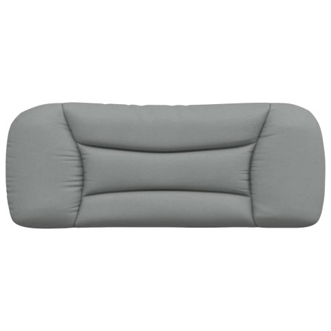 VidaXL Poduszka na zagłówek Hvar jasnoszara 100 cm Materiał