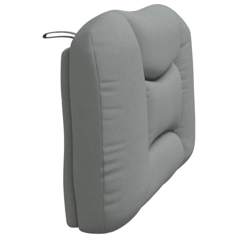 VidaXL Poduszka na zagłówek Hvar jasnoszara 100 cm Materiał
