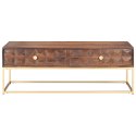 VidaXL Stolik kawowy 112x50x40 cm, lite drewno mango