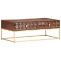 VidaXL Stolik kawowy 112x50x40 cm, lite drewno mango