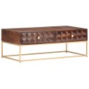 VidaXL Stolik kawowy 112x50x40 cm, lite drewno mango