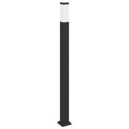 VidaXL Słupek oświetleniowy 110 cm Czarny IP44