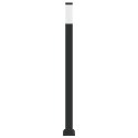 VidaXL Słupek oświetleniowy 110 cm Czarny IP44