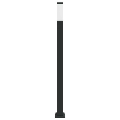 VidaXL Słupek oświetleniowy 110 cm Czarny IP44