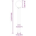 VidaXL Słupek oświetleniowy 120 cm Stal nierdzewna IP44