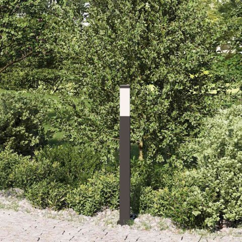 VidaXL Słupek oświetleniowy 80 cm Czarny IP44