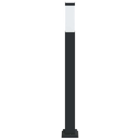 VidaXL Słupek oświetleniowy 80 cm Czarny IP44