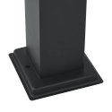 VidaXL Słupek oświetleniowy 80 cm Czarny IP44