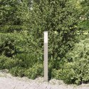 VidaXL Słupek oświetleniowy 80 cm Stal nierdzewna IP44