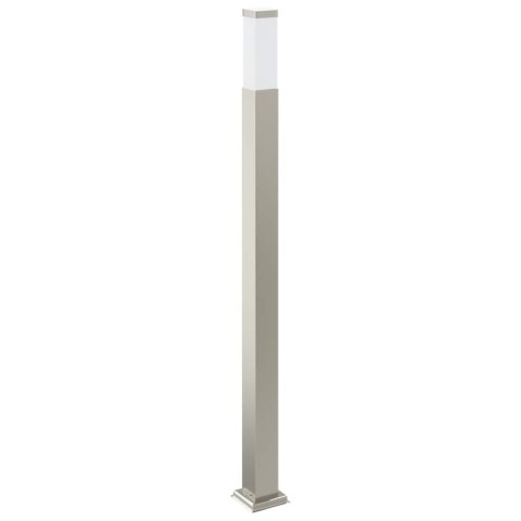 VidaXL Słupek oświetleniowy z czujnikiem 110 cm, stal nierdzewna IP44