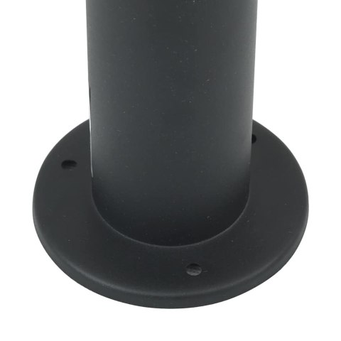 VidaXL Słupek oświetleniowy z czujnikiem 120 cm Czarny IP44