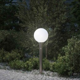VidaXL Słupek oświetleniowy z czujnikiem 80 cm Stal nierdzewna IP44