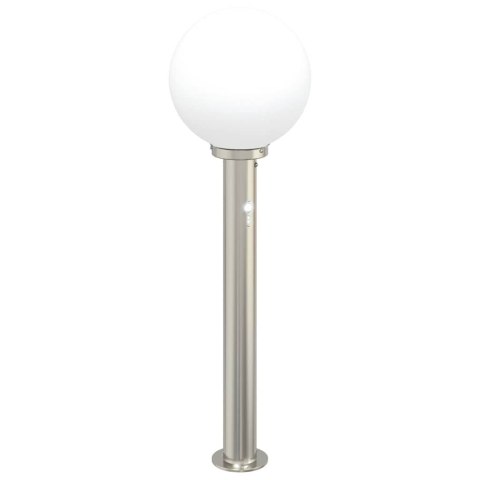 VidaXL Słupek oświetleniowy z czujnikiem 80 cm Stal nierdzewna IP44