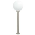 VidaXL Słupek oświetleniowy z czujnikiem 80 cm Stal nierdzewna IP44
