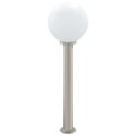 VidaXL Słupek oświetleniowy z czujnikiem 80 cm Stal nierdzewna IP44