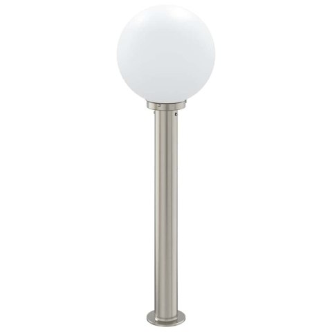 VidaXL Słupek oświetleniowy z czujnikiem 80 cm Stal nierdzewna IP44