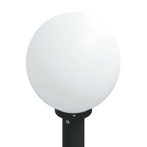 VidaXL Słupek oświetleniowy z gniazdem 80 cm Czarny IP44