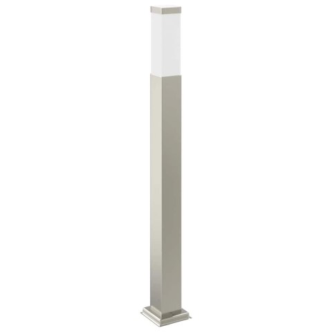 VidaXL Słupek oświetleniowy z gniazdem 80 cm, stal nierdzewna IP44
