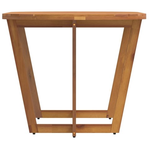 VidaXL Stół ogrodowy owalny 200x90x75 cm lite drewno akacjowe