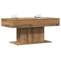 VidaXL Stolik kawowy Artisan Oak 96x50x45 cm Drewno konstrukcyjne