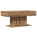 VidaXL Stolik kawowy Artisan Oak 96x50x45 cm Drewno konstrukcyjne
