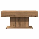 VidaXL Stolik kawowy Artisan Oak 96x50x45 cm Drewno konstrukcyjne